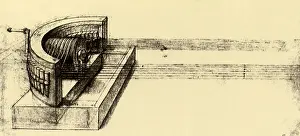 1510s: Device for Manufacturing Rope, by Leonardo da Vinci