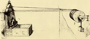 1510s: Device for Manufacturing Rope, by Leonardo da Vinci