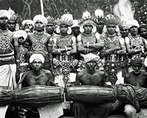 Drummers: Devil Dancers, Ceylon (Sri Lanka)