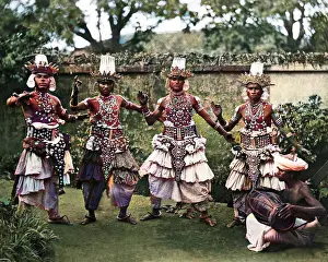 Lankan: Devil dancers, Ceylon (Sri Lanka)