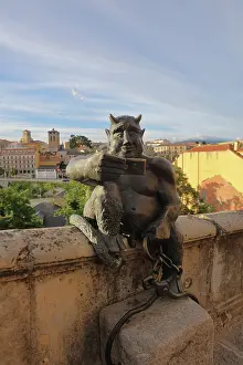 Hoof: Devil statue, Segovia, Castile and Leon, Spain