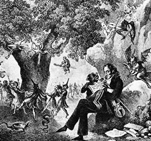 Virtuoso: Devil teaching Paganini to play