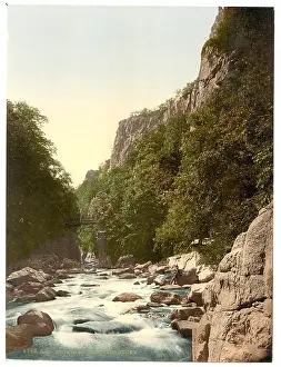 Bodethal: Devil's Bridge, Bodethal, Germany