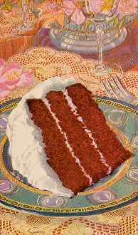 Desserts: Devil's Food Cake Wedge