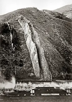 Weber: The Devil's Slide, Weber Canyon, Utah, circa 1890