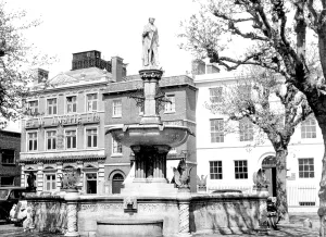 The Francis Frith Collection: Devizes, the Fountain, Market Place c1955