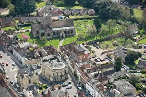 Baptists: Devizes Town Hall and St John the Baptists Church, Devizes