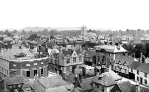 Devizes: Devizes, the view from St John's Church 1898