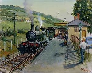 Wayside: Devon Wayside Station ' steam locomotive