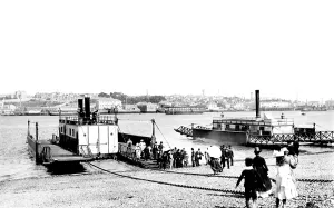 Torpoint: Devonport, Torpoint Ferry Bridge 1890