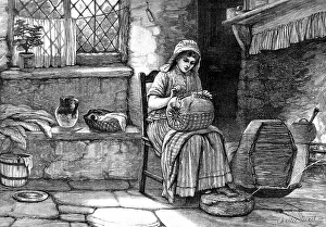 Independently: A Devonshire lace-maker 1878