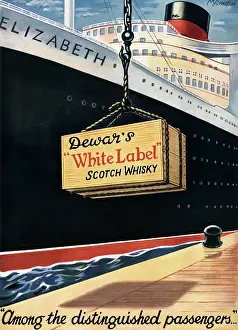 Dewar: Dewar's White Label Whisky shipping ad