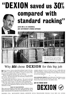 Racking: Dexion Storage Racking System 1957