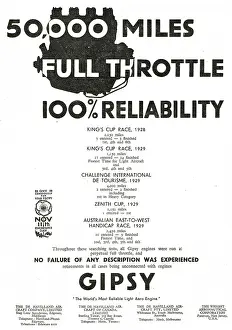 100%: D.H. Gipsy Engine 50, 000 Miles Of