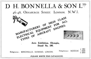 Bonella: D.H.Bonella Electrical Equipment For Aircraft