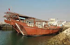 Dhow: Dhow, Ras Raya port, Muharraq, Bahrain