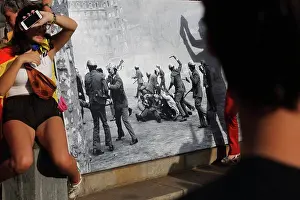 Catalana: Diada celebrations 2018, Barcelona, Catalonia, Spain