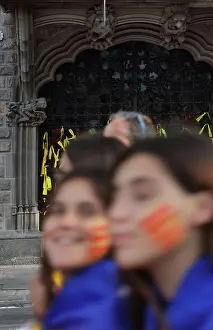 Catalana: Diada celebrations 2018, Barcelona, Catalonia, Spain