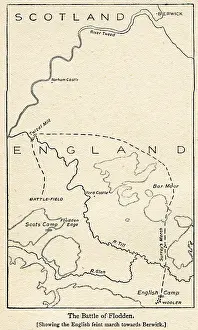 Flodden: Diagram of the Battle of Flodden