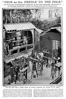 A Diagram of the Magnetic Observatory at Abinger Common