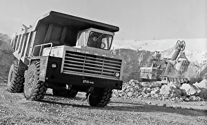 Yakutia: Diamond production in Mir opencast mine, 1966