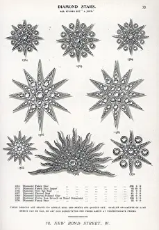 Streeter: Diamond stars and brooches