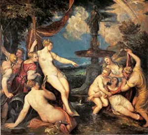 Callisto: Diana and Callisto, by Titian