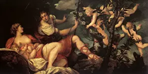 Putto: Diana and Endymion, by Tintoretto