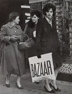 Mcleod: Diana McLeod carrying a Bazaar bag