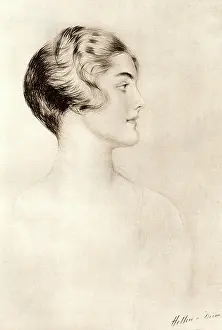 Diana Mitford by Paul Helleu