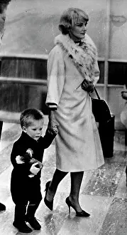 Nominee: Diane Cilento, actress, with son Jason Connery