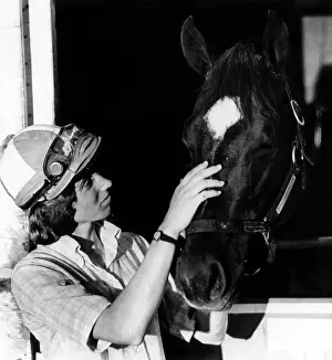 Crump: Diane Crump, the first woman to ride in ?
