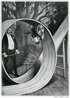 Trike: Diavolino, the monkey that loops the loop, London Hippodrome