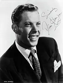 Dodger: Dick Haymes Autographed Portrait
