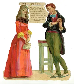 Agnes: Dickens scrap - Agnes Wickfield in David Copperfield