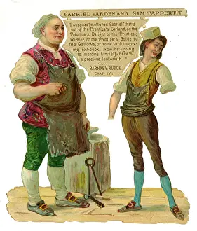 Barnaby: Dickens scrap - Gabriel Varden and Sim Tappertit