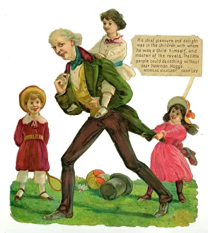 Entertaining: Dickens scrap - Newman Noggs in Nicholas Nickleby