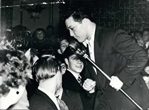 Lita: Dickie Valentine, singer, performing in Brighton