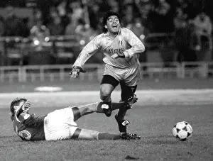 Penalty: Diego Maradona and Boris Pozdnyakov, 1990