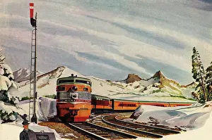 Treks: Diesel Train with Cars