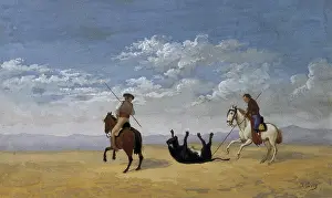 Diez: DIEZ, Joaquin (1840). Derribo de la ganaderia