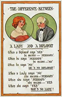 Definitive: Difference between a Lady and a Diplomat