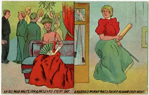 Spinster: The difference between an old maid and a married woman