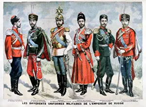 Romanov: Different uniforms worn by Tsar Nicholas II of