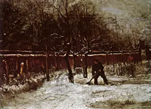 Parsonage: Digging Out the Garden, by Van Gogh