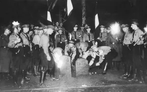 Rejection: Digging up old boundary stones, 1933