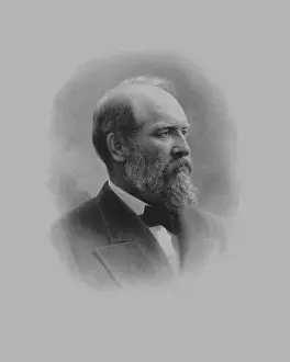 Garfield: Digitally restored American history print