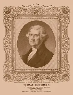 Declaration: Digitally restored artwork of Thomas Jefferson