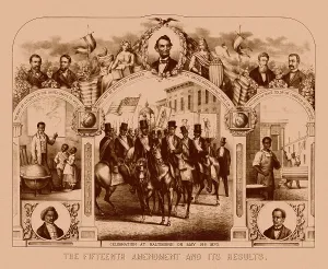 Rhodes: Digitally restored Civil War print of The