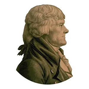 Declaration: Digitally restored portrait of Thomas Jefferson